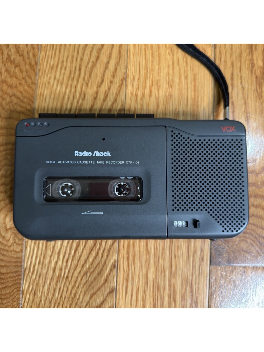 Radio Shack Vox CTR-101 Voice Activated Cassette Tape Recorder (tested & Working